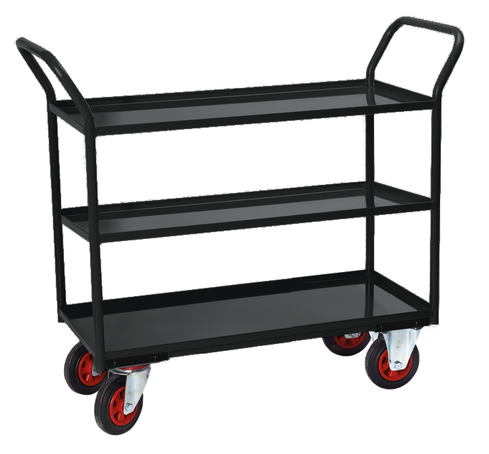 Servante 400kg 3 plateaux tôle 935x435 mm FIMM - 880000555