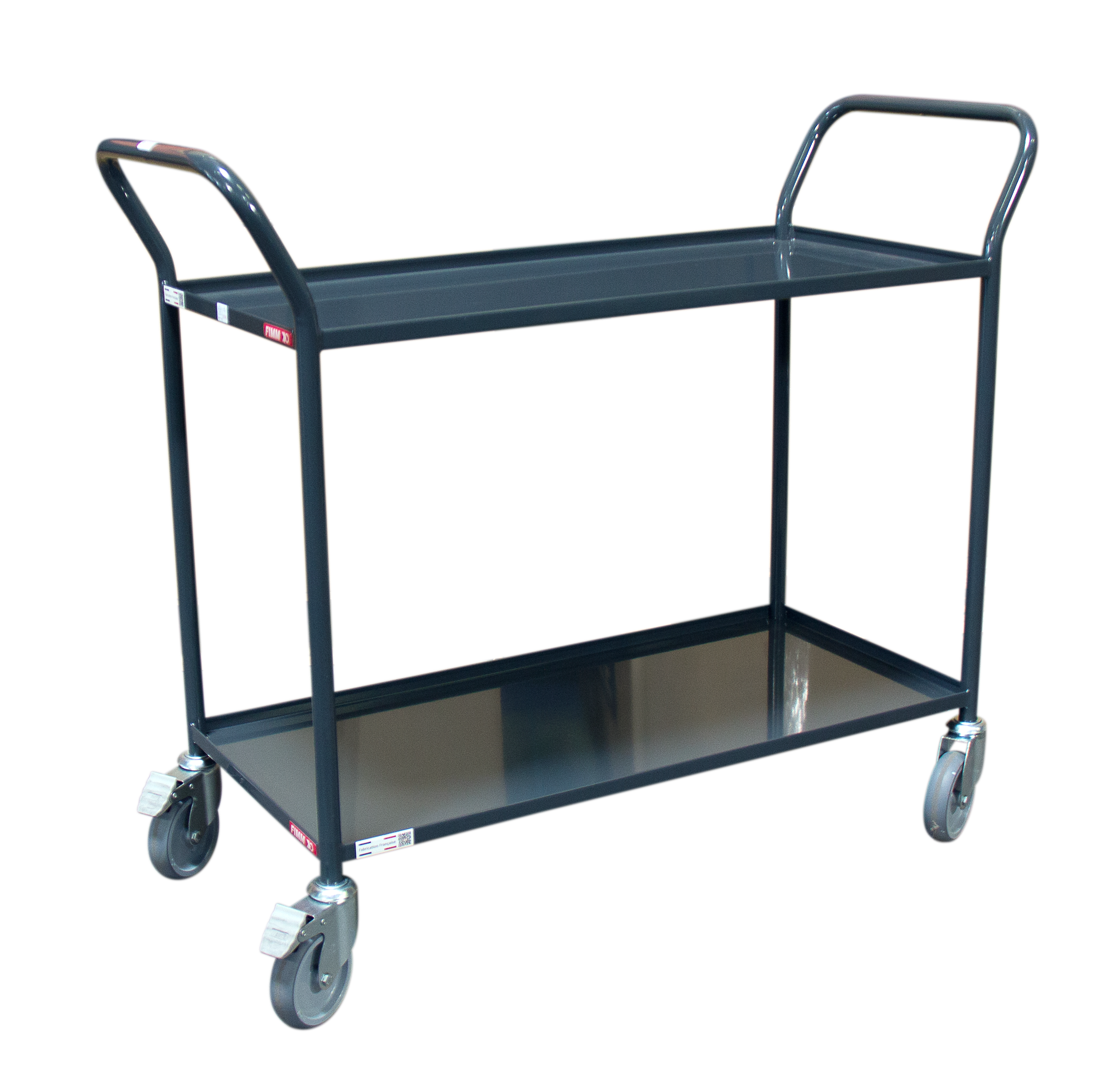 CHARIOTS FIMM 2 PLATEAUX TÔLE 200 KG- 880001365