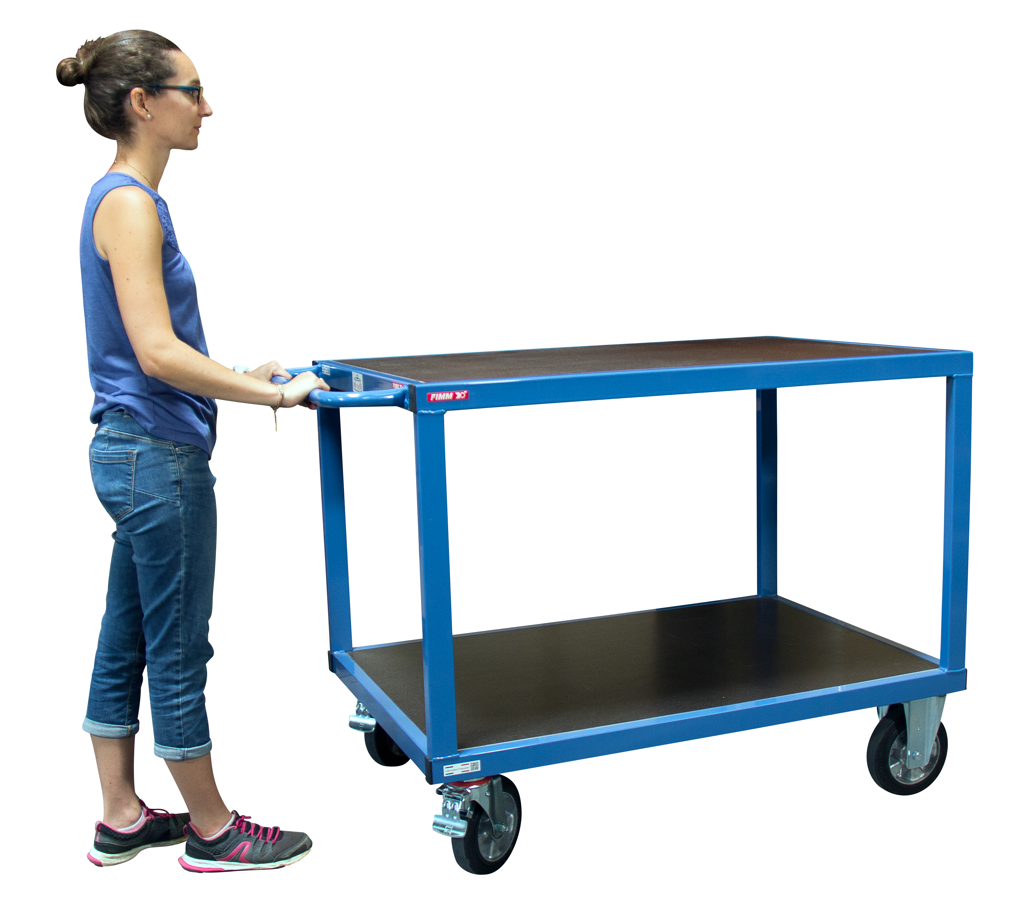 Servante 1000 kg 2 plateaux glissnot 1200x800 mm FIMM - 880008080