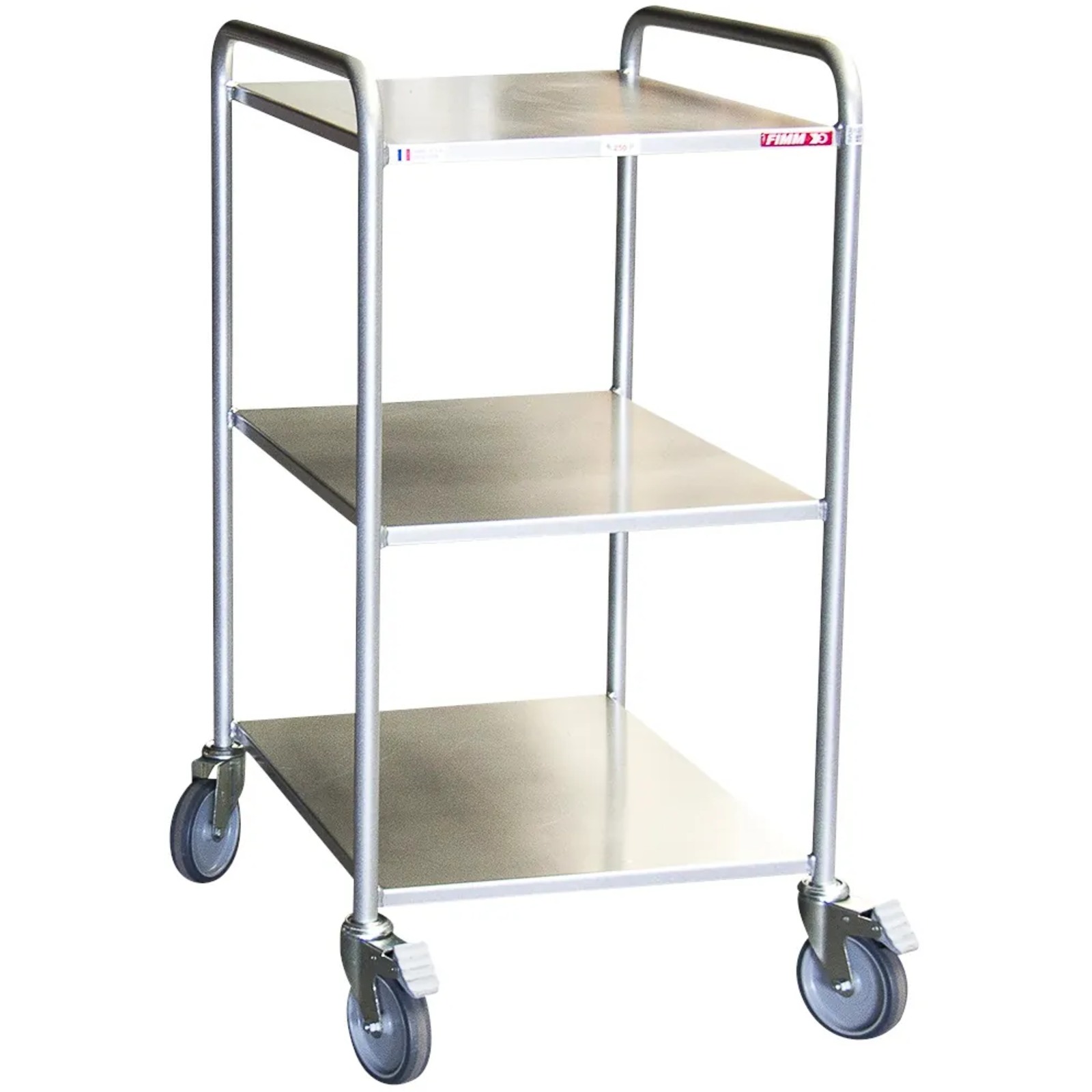 Desserte 250 kg 3 plateaux 635x470 mm tôle FIMM - 880009543