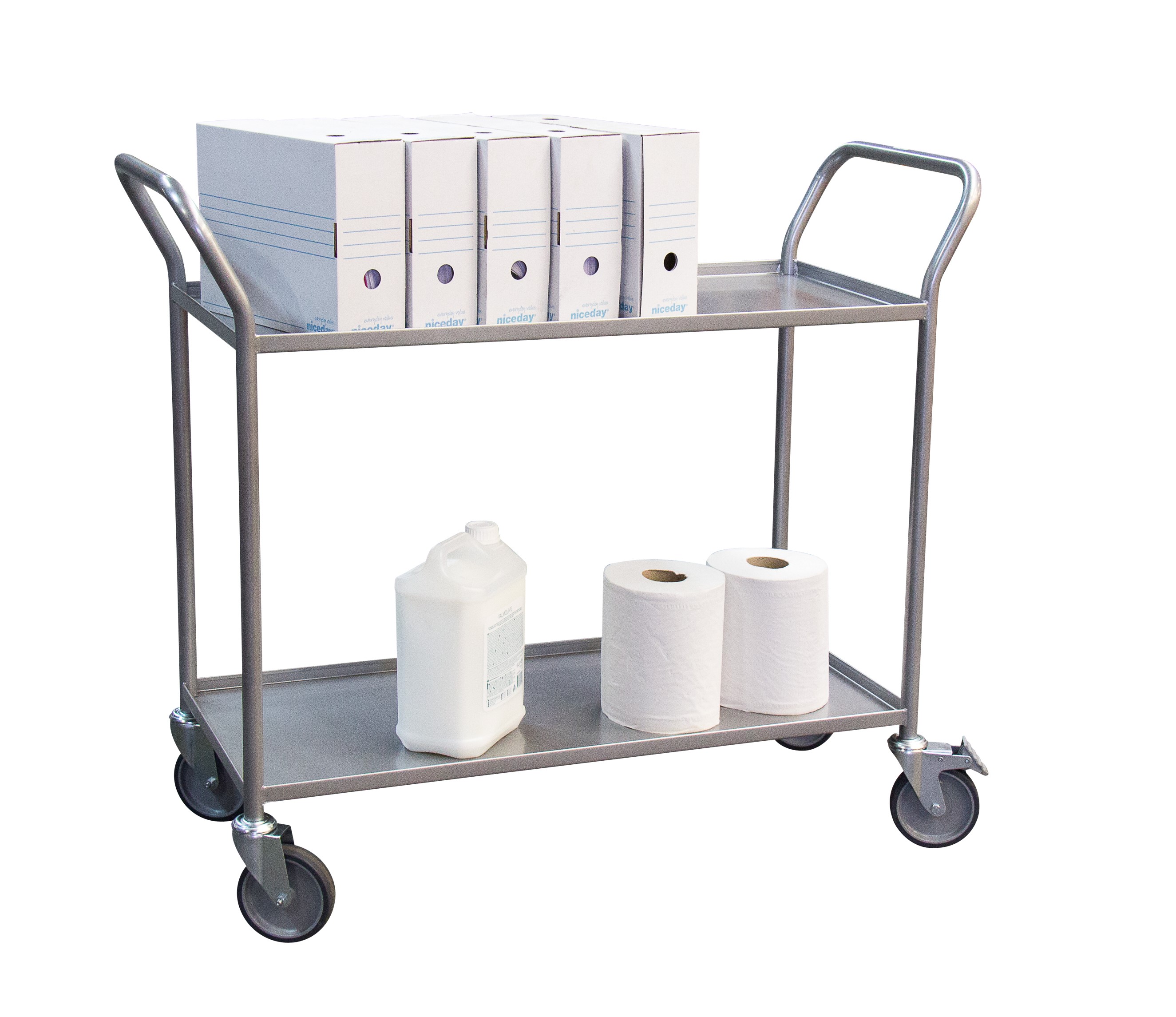 Desserte 200 kg 2 plateaux 935x435 mm tôle FIMM - 880009546