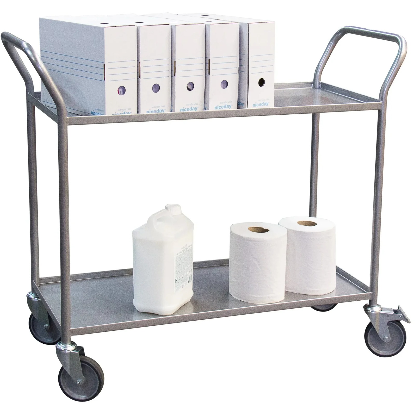 Desserte 200 kg 2 plateaux 935x435 mm tôle FIMM - 880009546