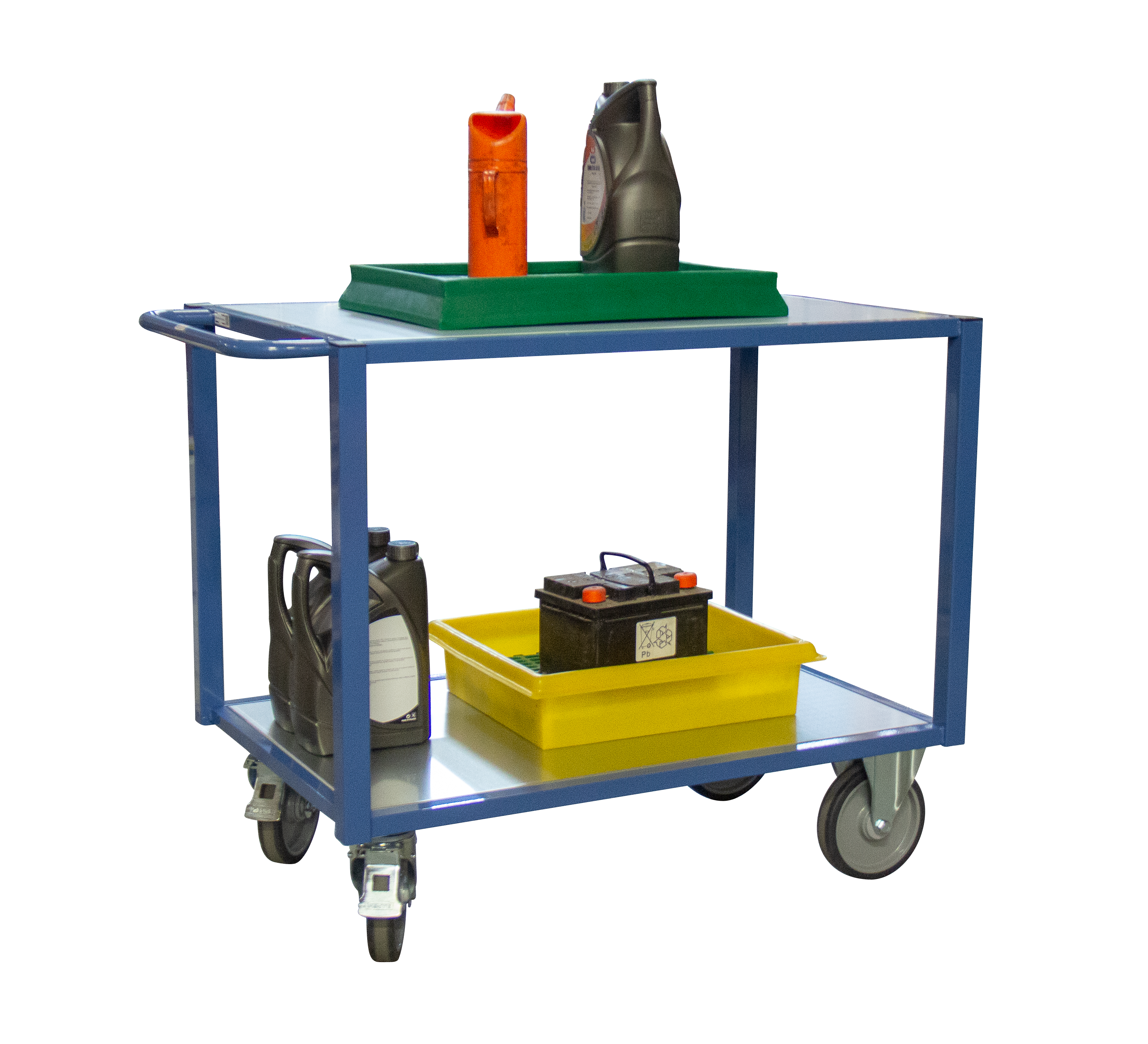 Servante 500 kg 2 plateaux tôle 1060x680 mm FIMM - 880010419