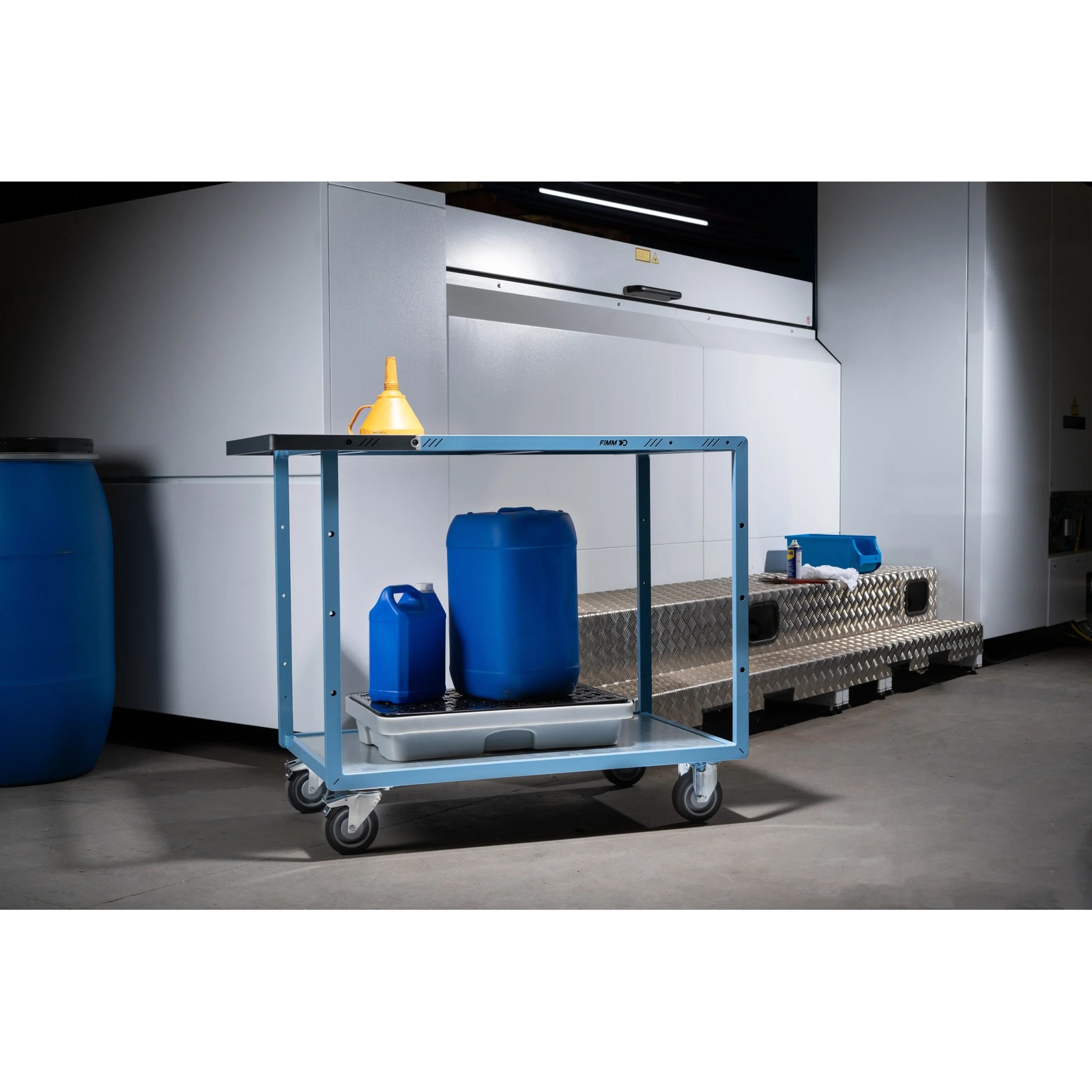 Servante mécano-soudée 2 plateaux 1000x600 mm 250 kg - FIMM - 880702321