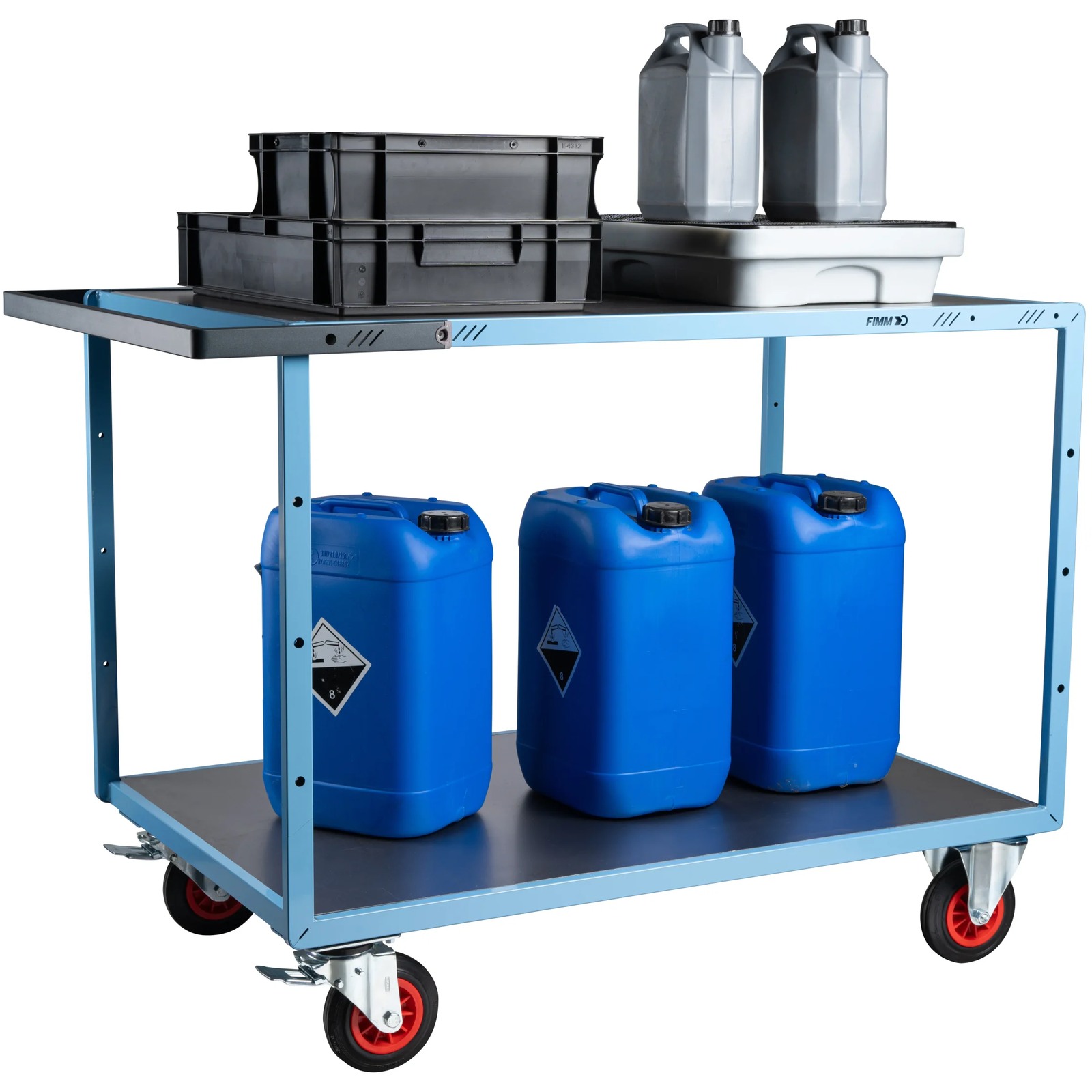 Servante mécano-soudée 2 plateaux 1200x800 mm 400 kg - FIMM - 880703331