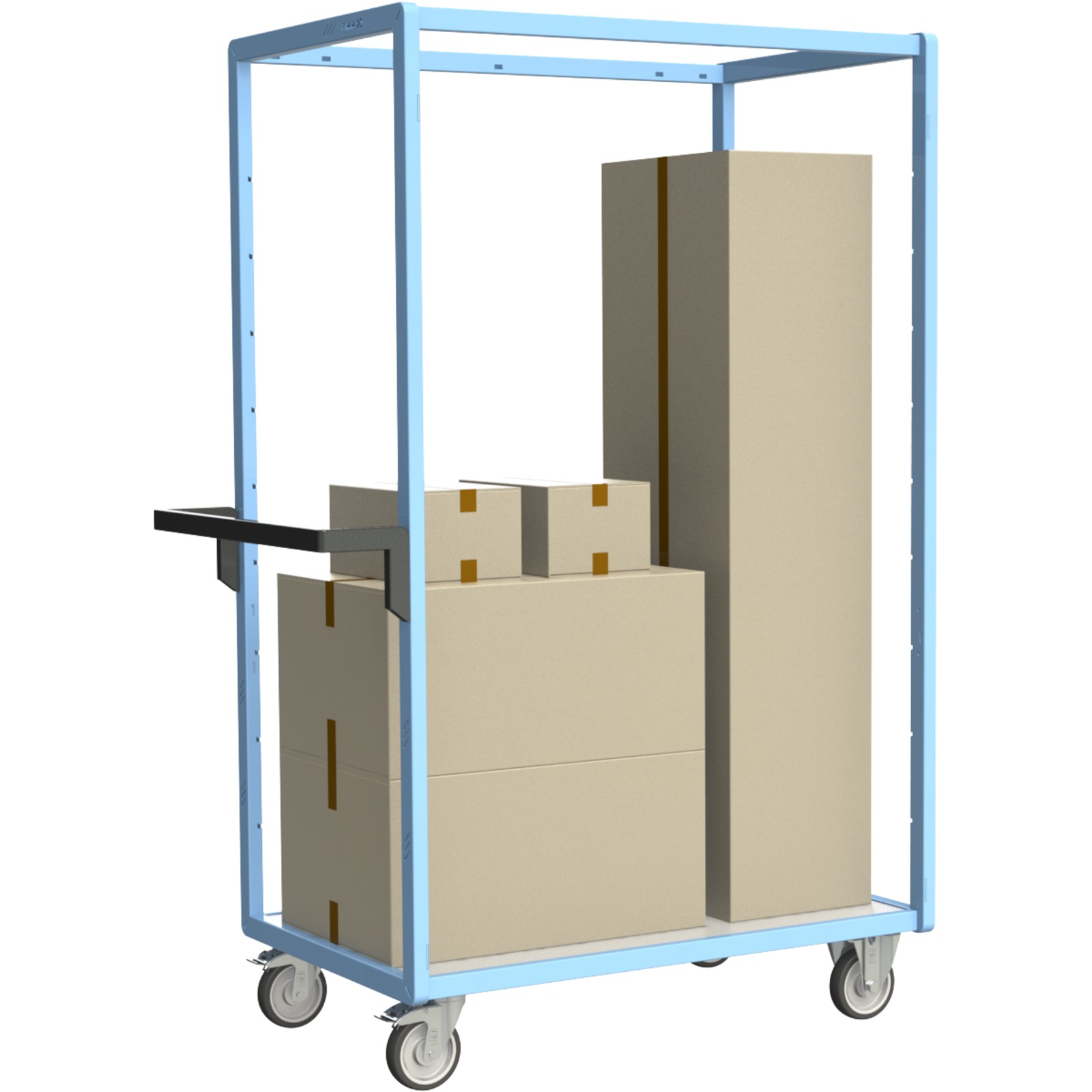 Servante multi-niveaux avec plateau bois 1000x600 mm 250 kg - FIMM - 880725121