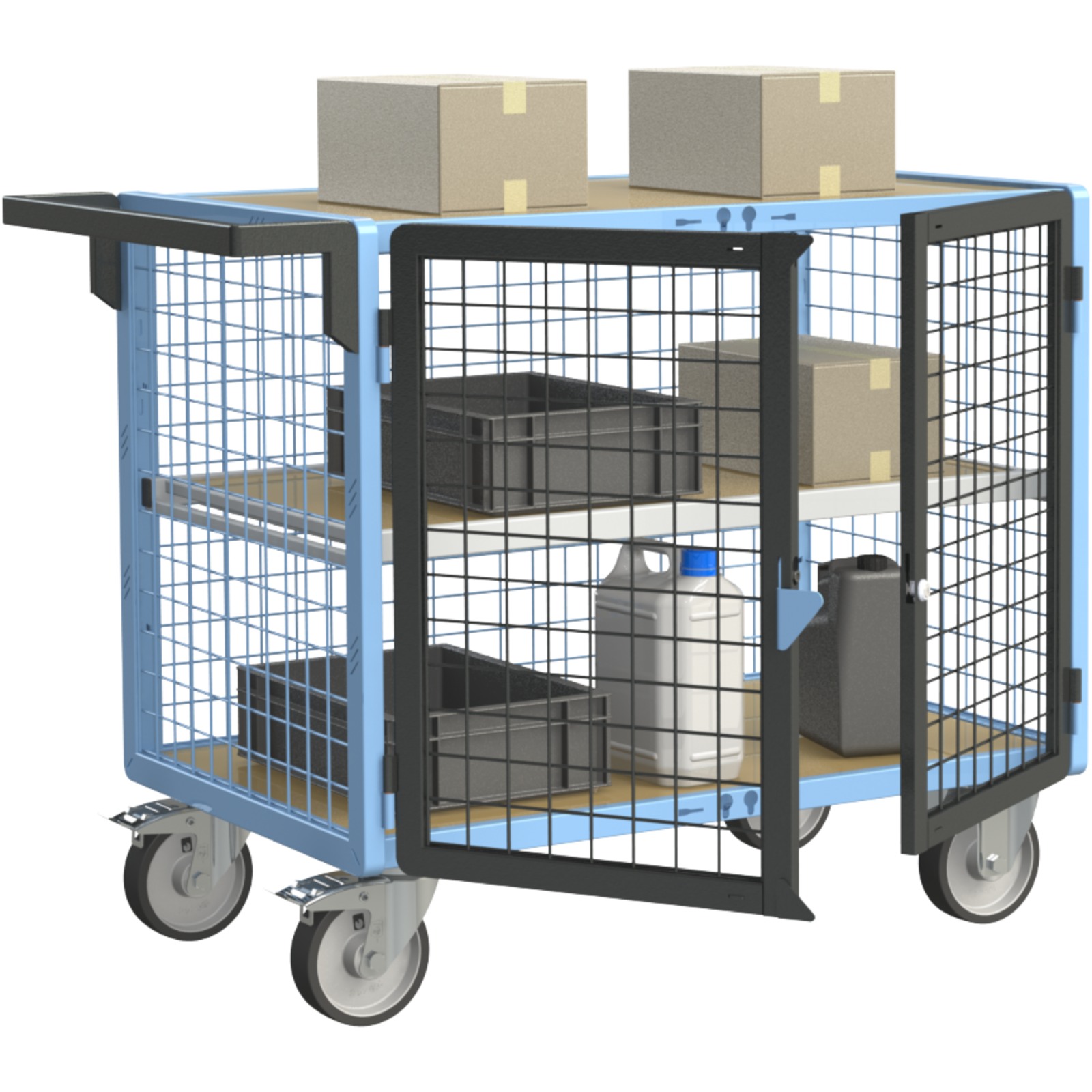Servante établi verrouillable grillagée 500 kg - FIMM - 880725325