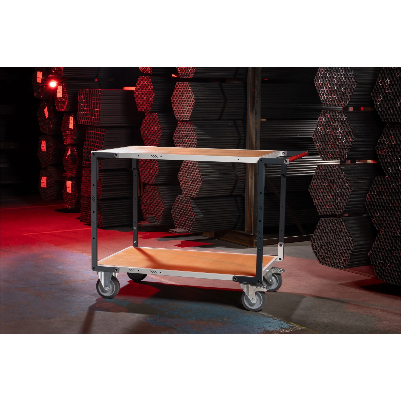 Servante 2 plateaux médium 1200x800 mm roues TPE 400 kg - FIMM - 884732242