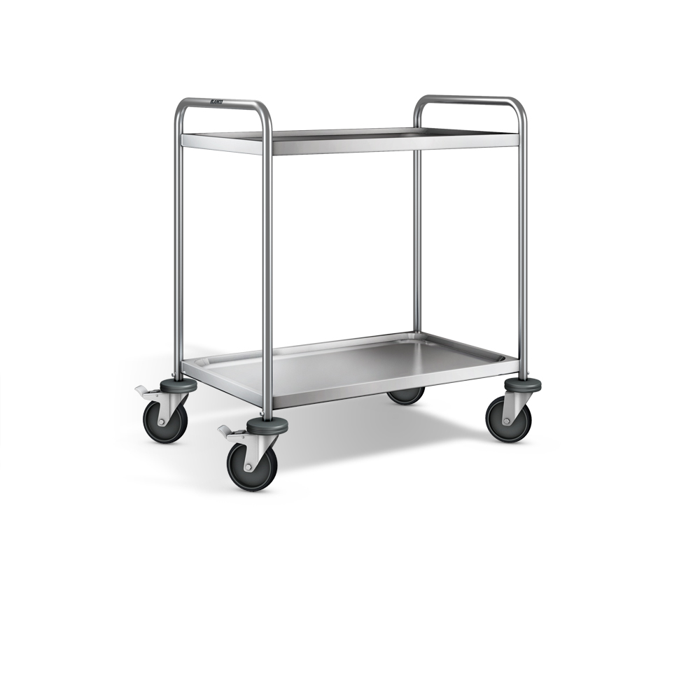 Servante 120 kg inox 304 L 2 plateaux 800x500 mm FIMM - 885006054