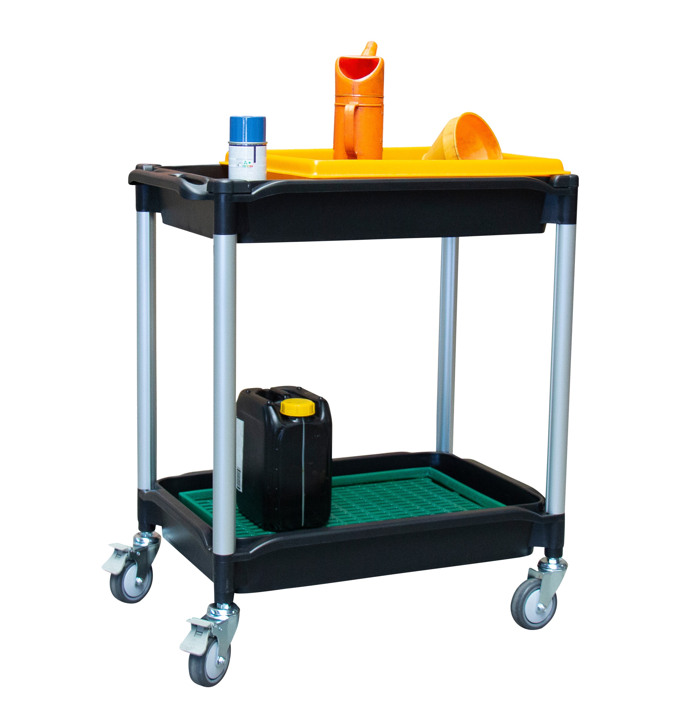 Desserte 180kg 2 plateaux bacs 645x410 mm plastique FIMM - 885007662