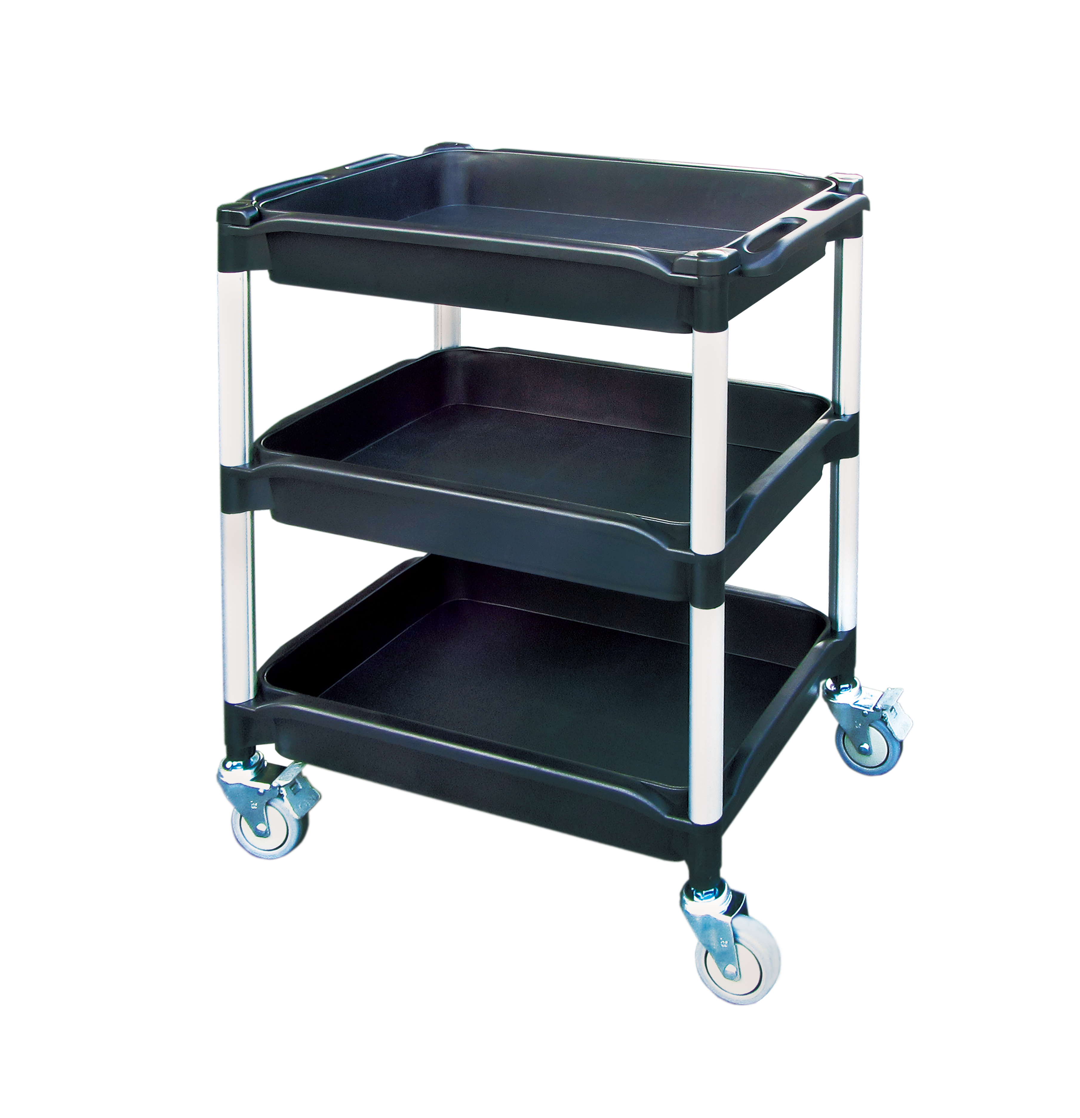 Desserte 180kg 3 plateaux bacs 645x410 mm plastique FIMM - 885007663