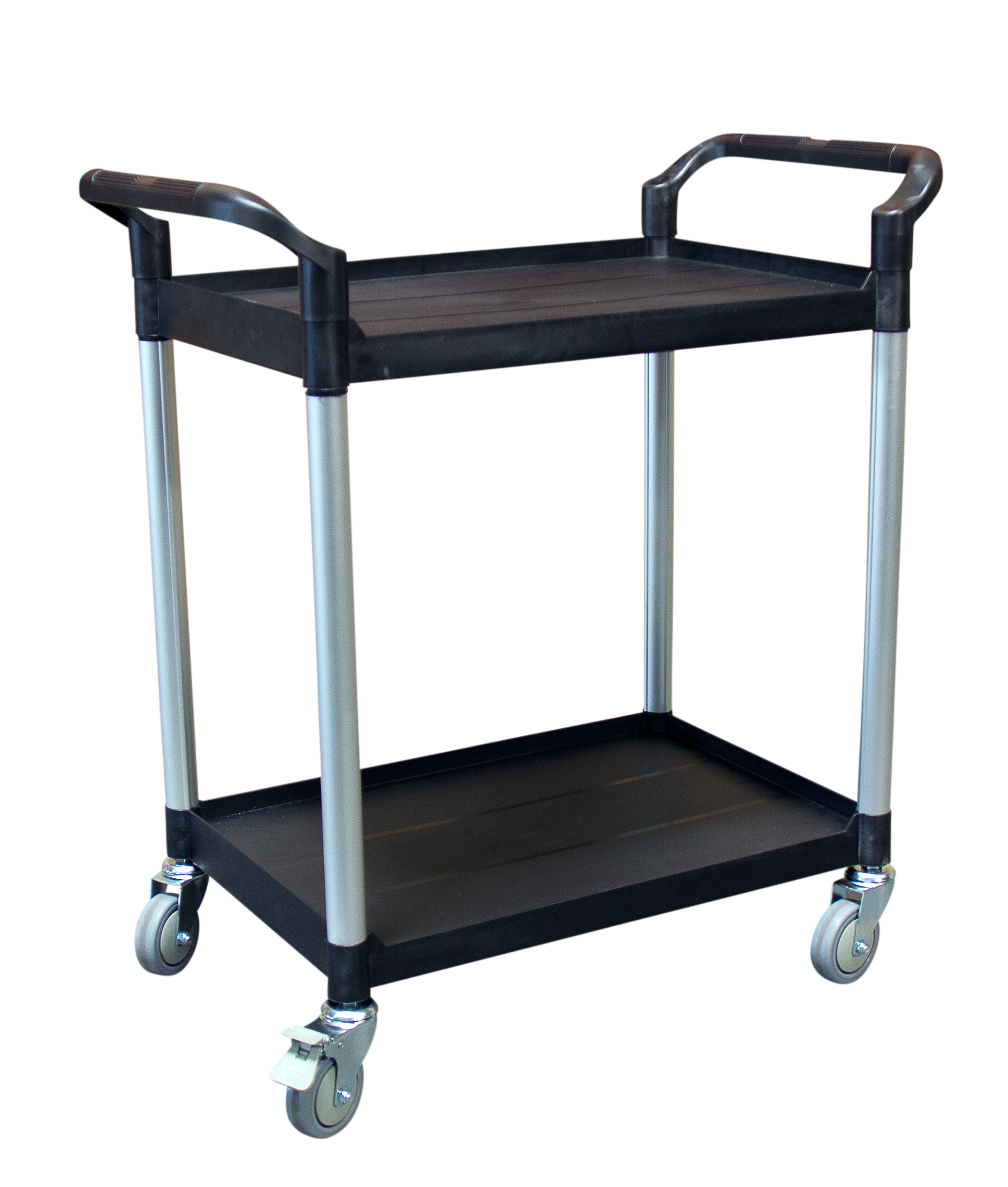 Desserte 250 kg alu 2 plateaux 680x450 mm plastique FIMM - 885007668