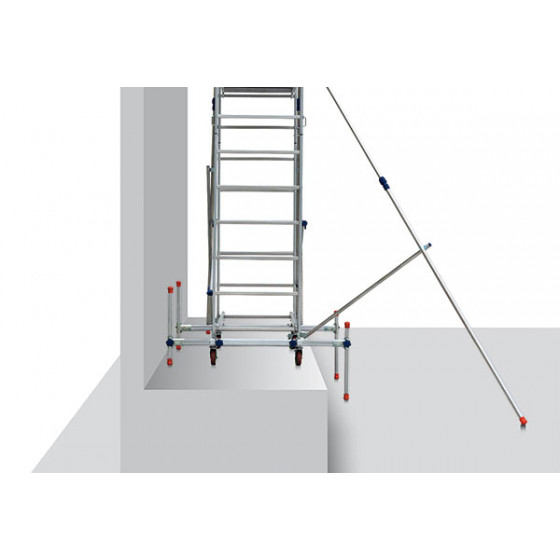 Echafaudage roulant alu FACAL - embase roulante hauteur de travail max 5 m - ALTO5