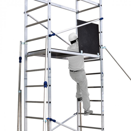 Echafaudage roulant alu FACAL - embase roulante hauteur de travail max 5 m - ALTO5