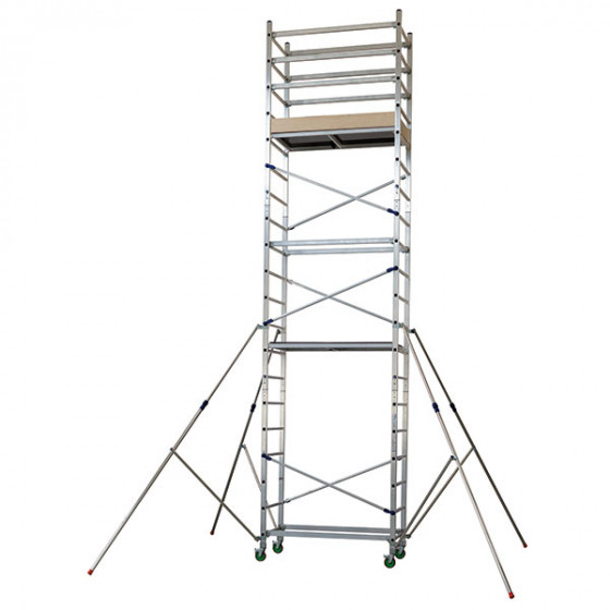 Echafaudage roulant alu FACAL - embase roulante hauteur de travail max 7 m - ALTO7