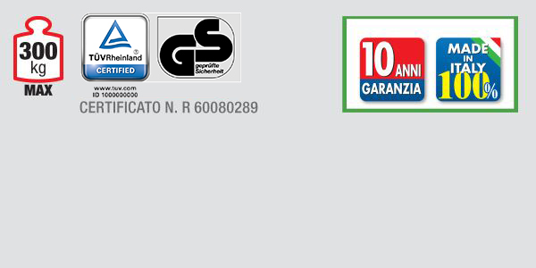 Tréteau aluminium repliable FACAL CAVA charge max 330 kg - CAVA