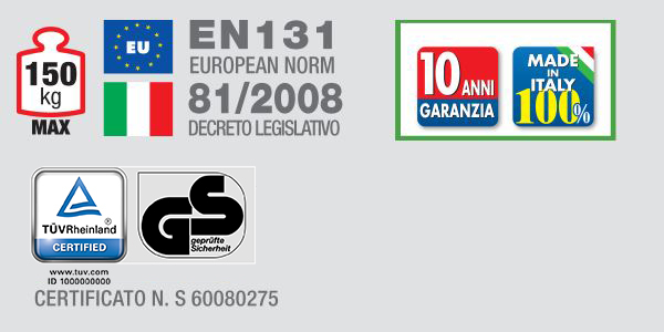 MARCHEPIED DOUBLE FACAL DUPLA - 1,9 m - D7