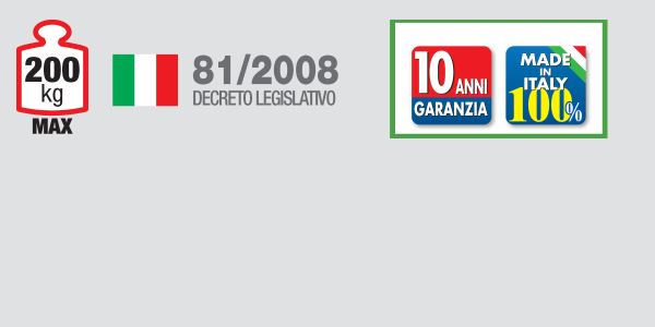 PASSERELLE DOUBLE ACCES FACAL DIVA - 3,2 m - DIVA4120