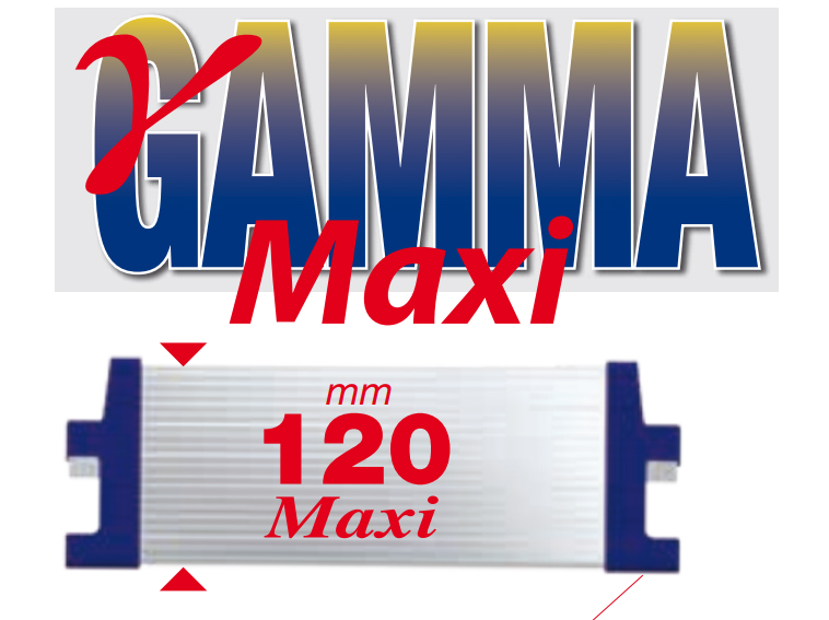 Escabeau professionnel FACAL GRANDES MARCHES DE 120MM - 4 marches - hauteur de travail 2,74m - GM4M