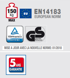 Marchepied 3 marches pliable FACAL JOKER JK3