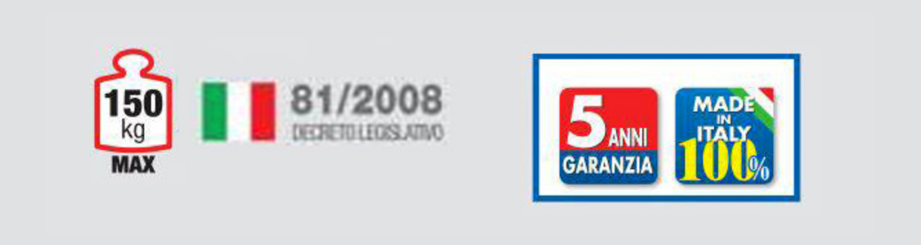 Echafaudage FACAL en aluminium hauteur de travail 2.90 m - P6