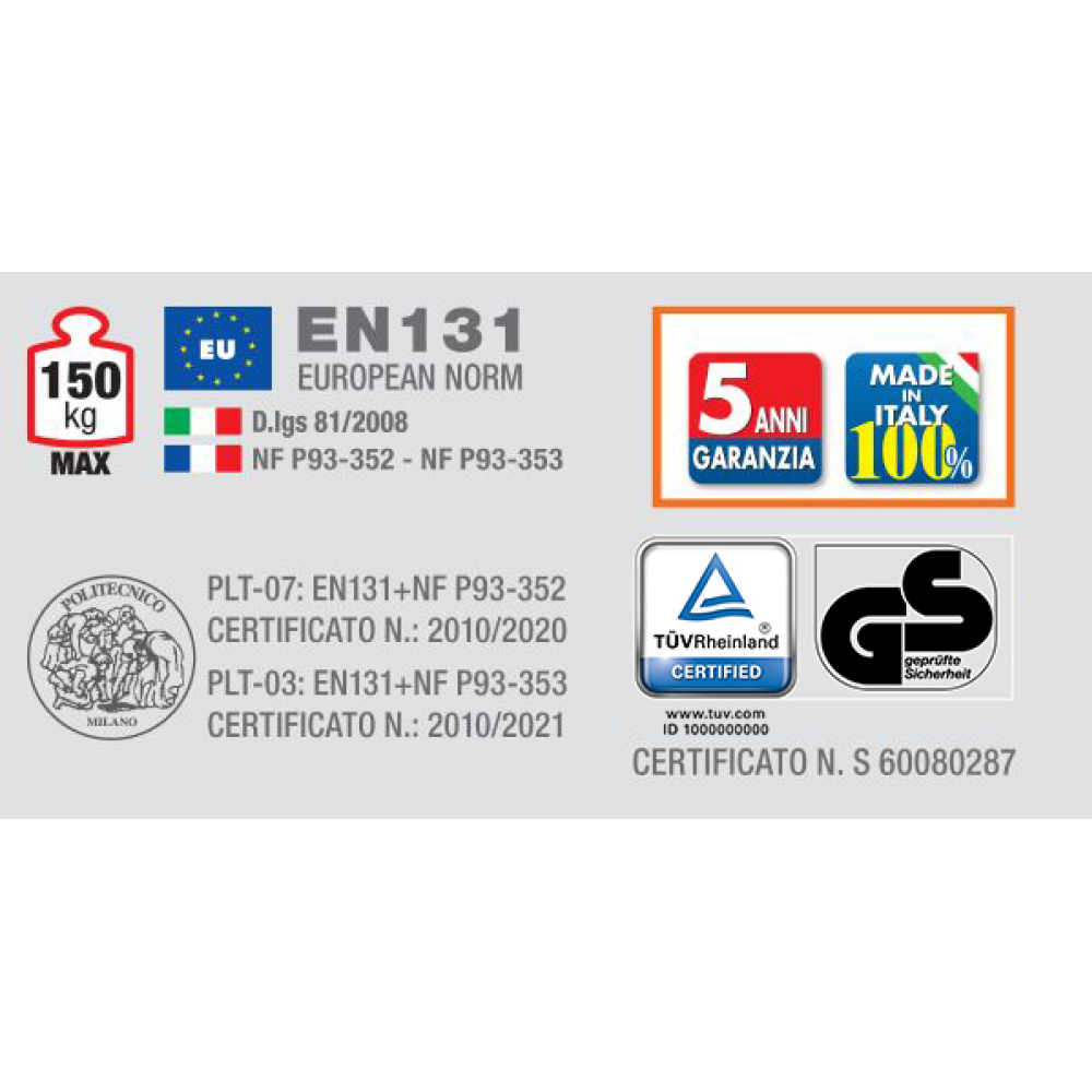 Plate-forme individuelle roulante FACAL PLATEA 2,99 m - PLT-07