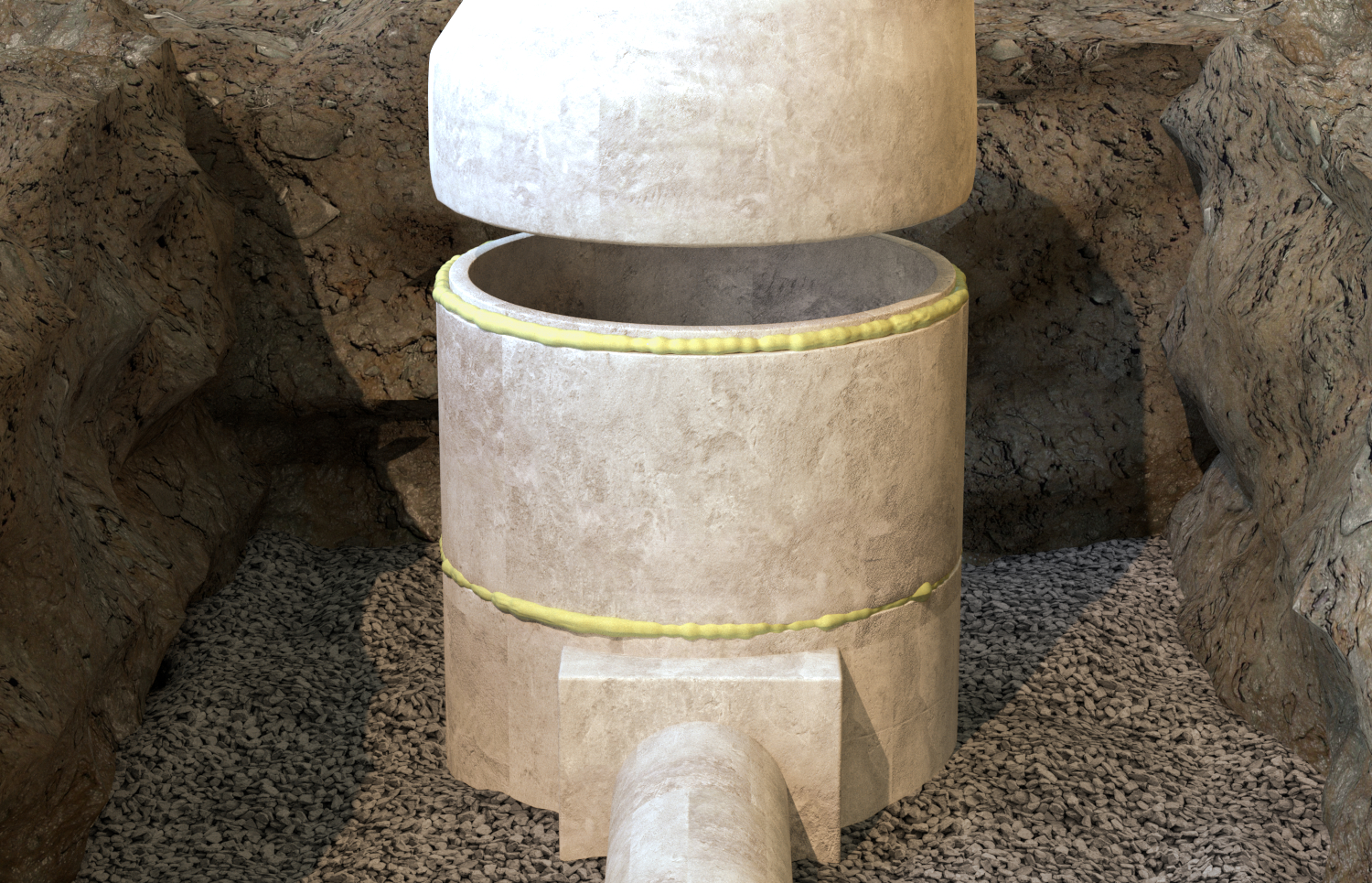 Mousse polyuréthane PU 1/500 tête en bas FISCHER - 53387