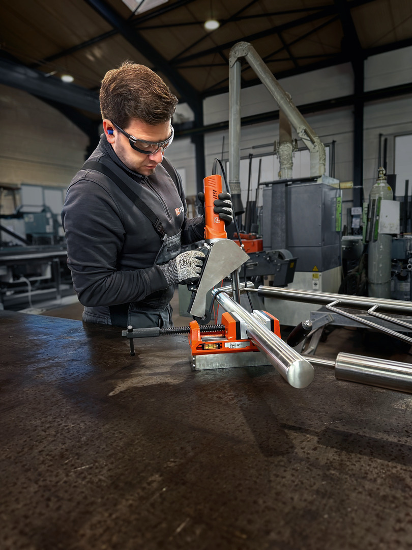 Paire de mors de protection (P) prismatique 110 mm aluminium (FEIN VersaMAG) - FEIN - 30240477010