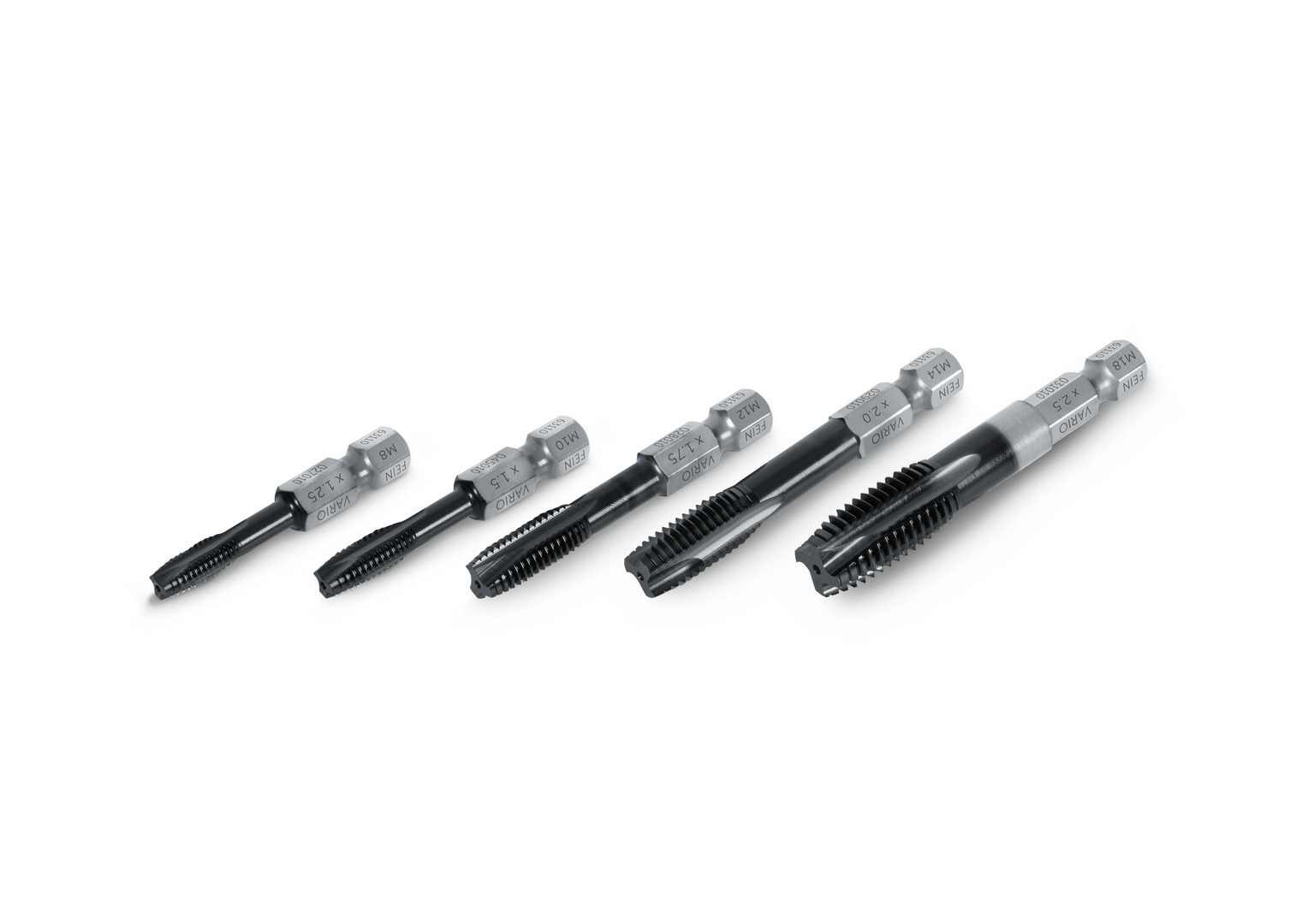 Set de tarauds VARIO pour trous débouchants - FEIN - 63110046010