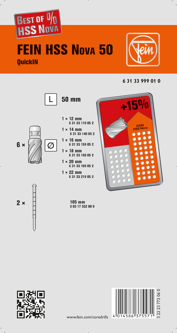 Set d’accessoires Best of cutters QuickIN FEIN - 63133999010