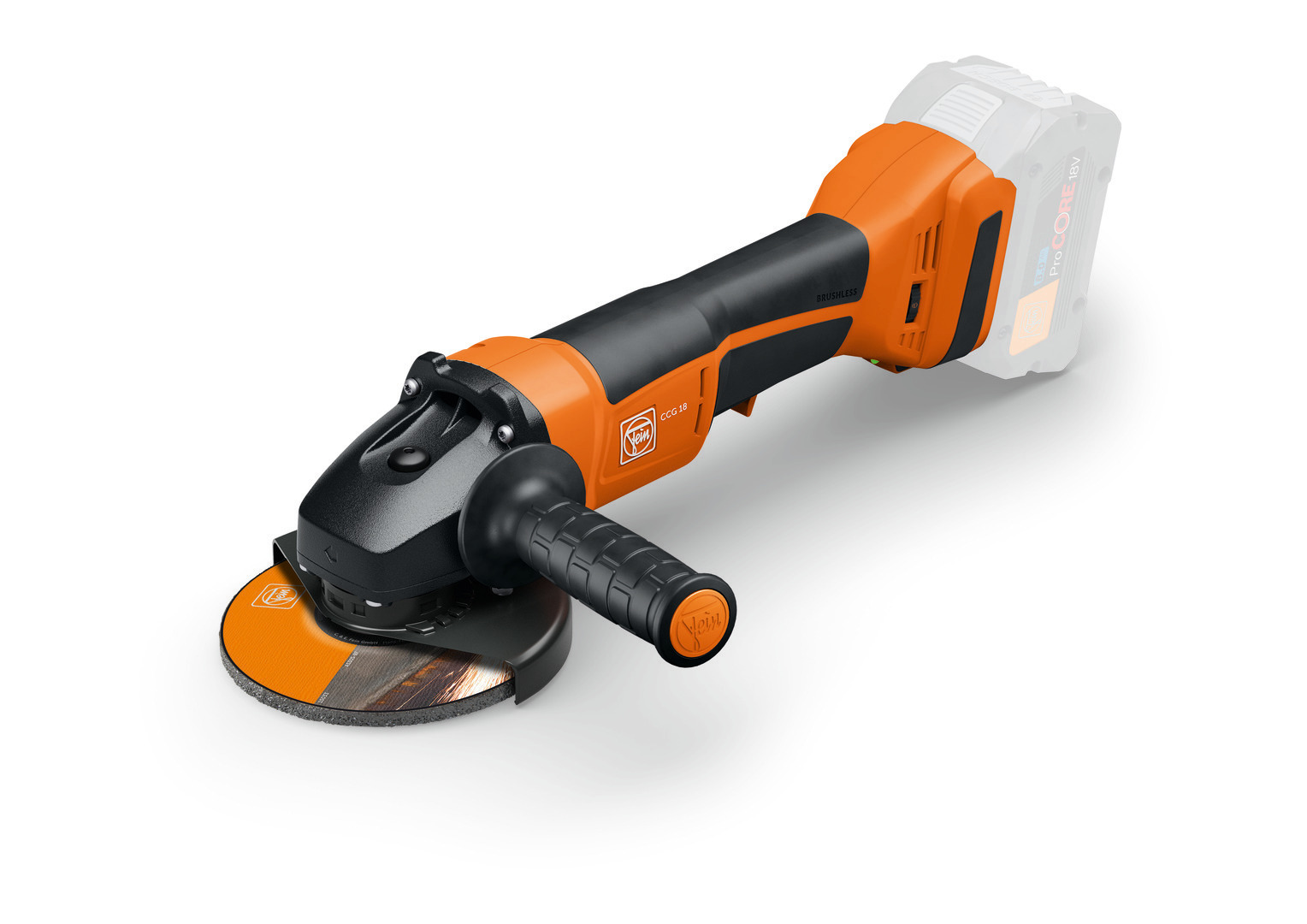 Meuleuse d'angle compacte CCG 18-125-12 PD AS Set 2 x 8Ah - FEIN - 71221862000
