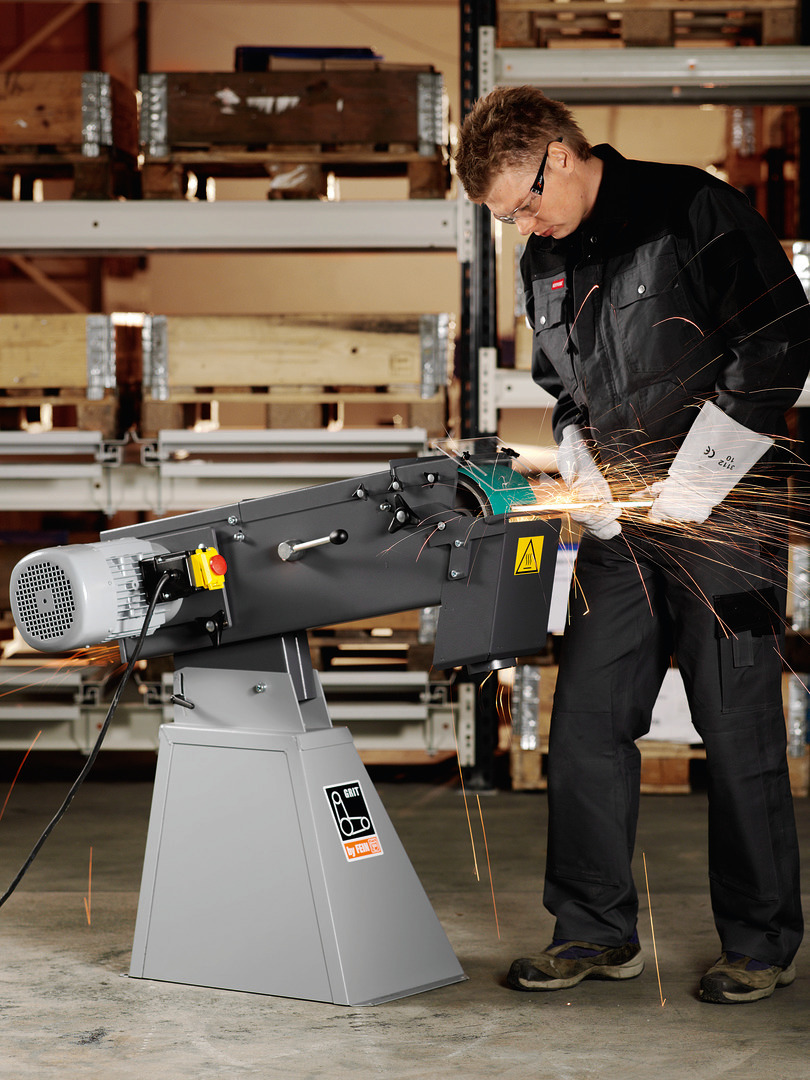 Ponceuse à bande, 150 mm. Ponceuse à bande 150 mm GIS 150 (avec pied) FEIN - 79023050443