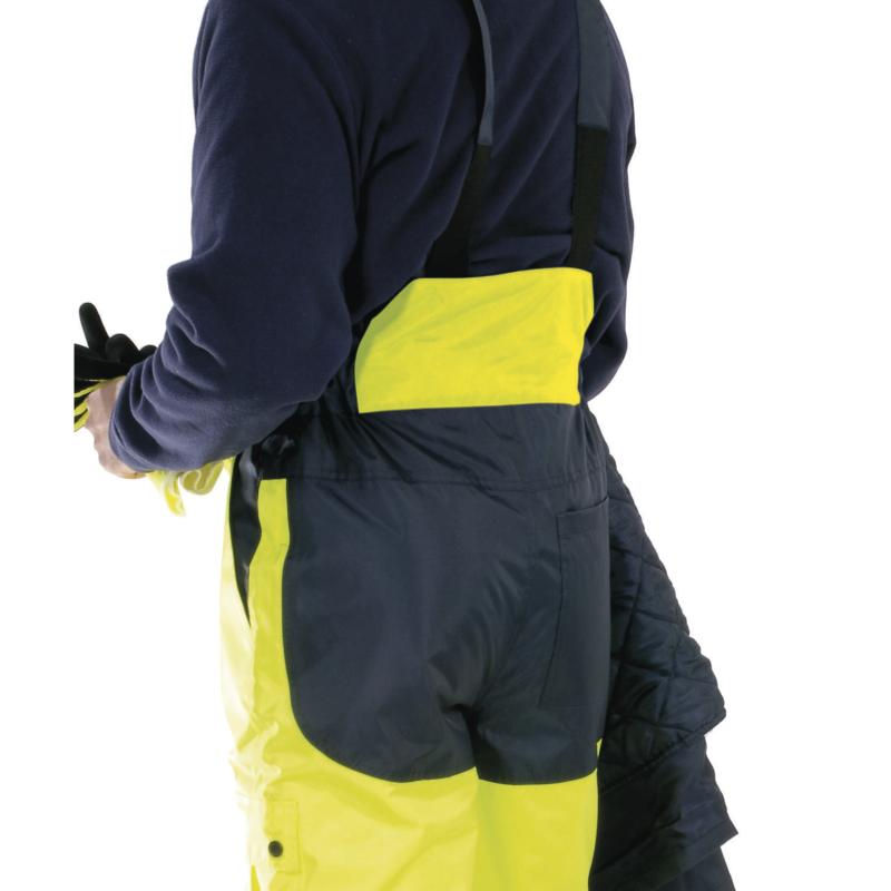PANTALON CHAUD HAUTE VISIBILITÉ JAUNE ENDUIT PU - DELTA PLUS - FARGO - FARGOHVJA0