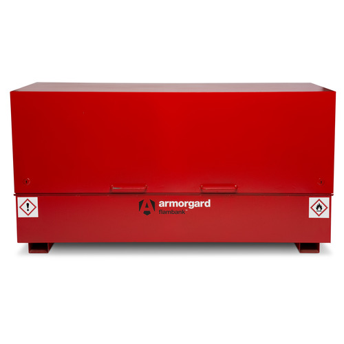 Coffre de stockage produit chimique flambank coshh fbc8 2375x985x1230 ARMORGARD - FBC8