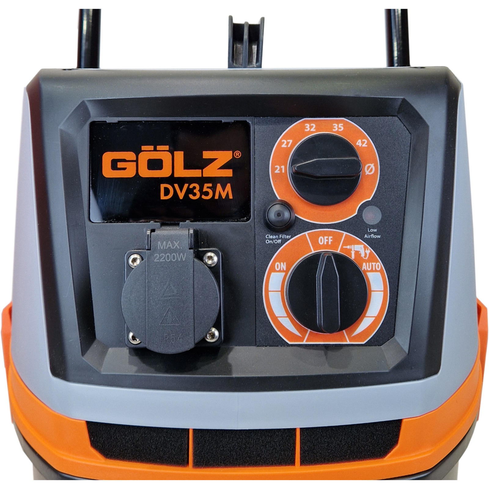 Aspirateur poussière classe M 35 L HEPA13 1,2 kW 230 V DV35M GOLZ - 02848104100