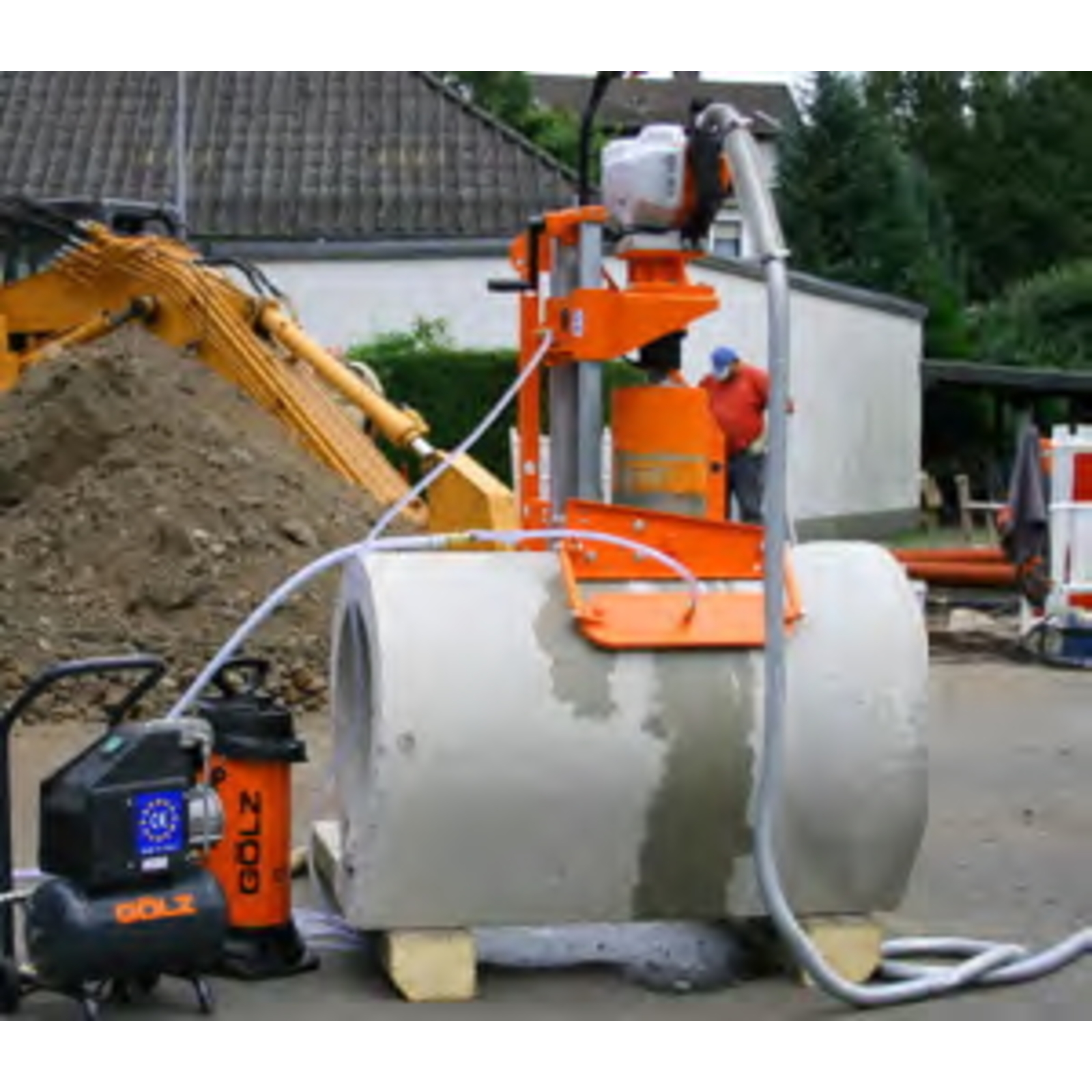 Carotteuse de canalisation KB350 moteur essence STIHL 2.8 KW Ø 354 mm 02953532000 