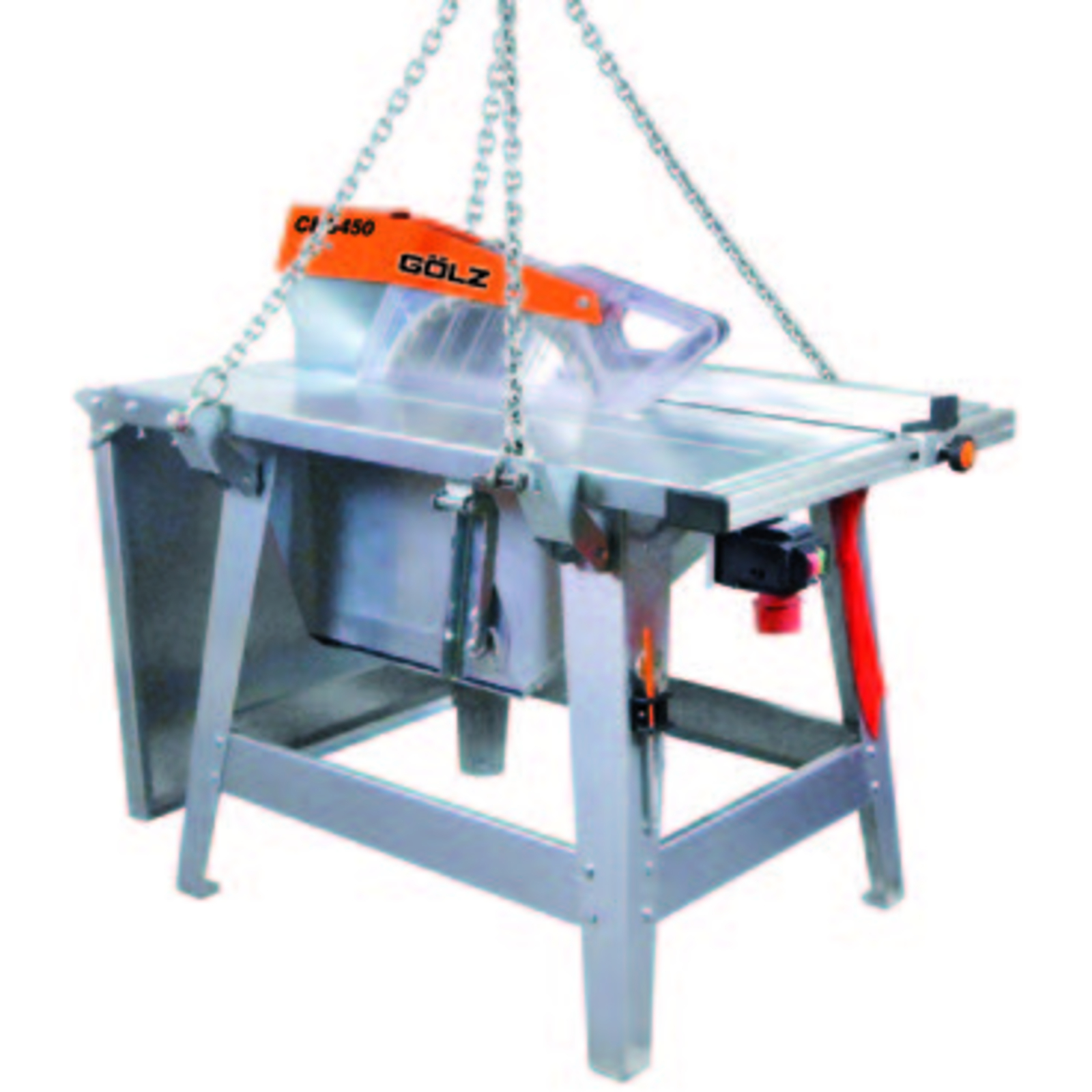Scie circulaire avec table 4,2KW 400V coupe 150mm D450mm GOLZ - CBS450