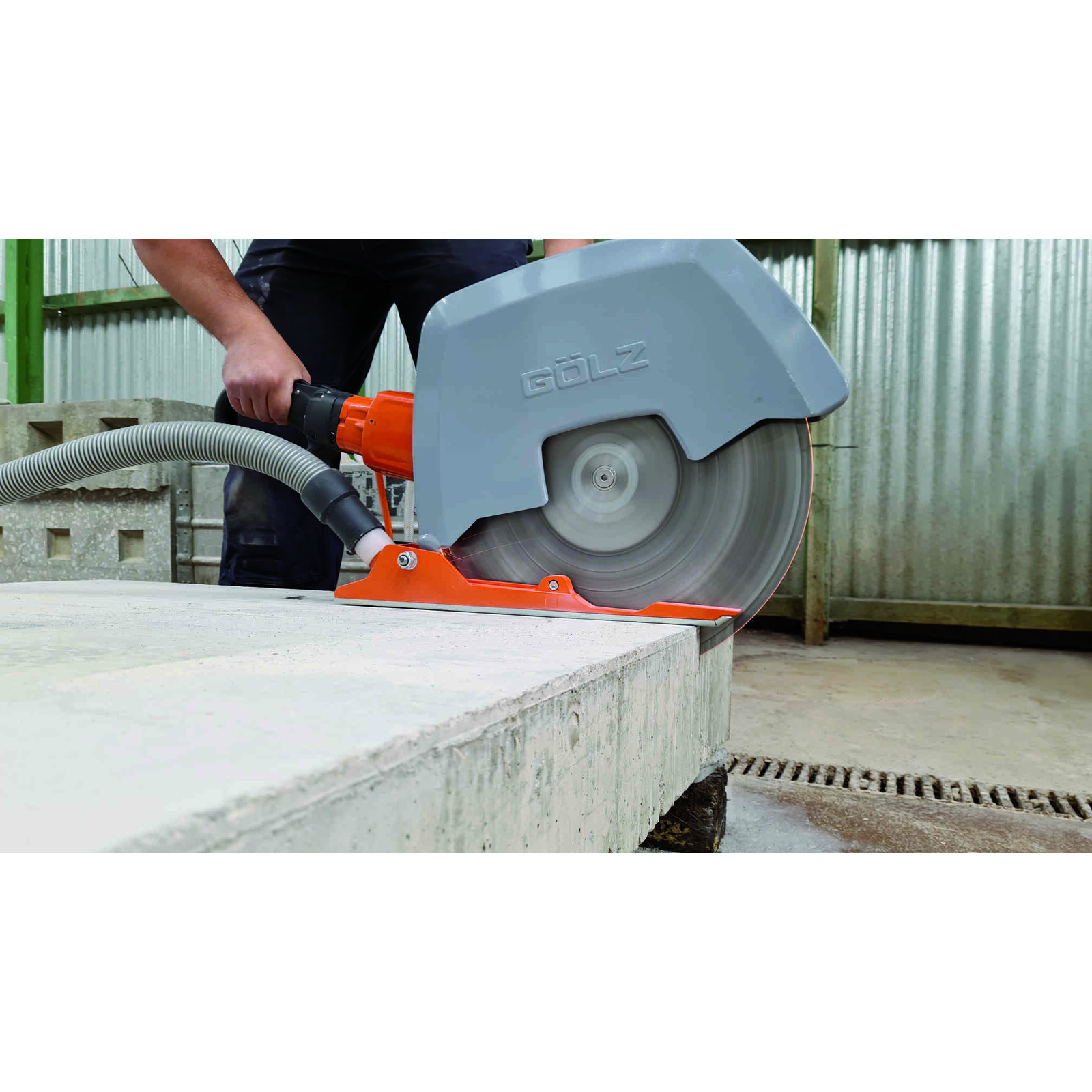 Découpeuse électrique 3,3Kw coupe 160mm disque 400mm 230V GOLZ - HS400S