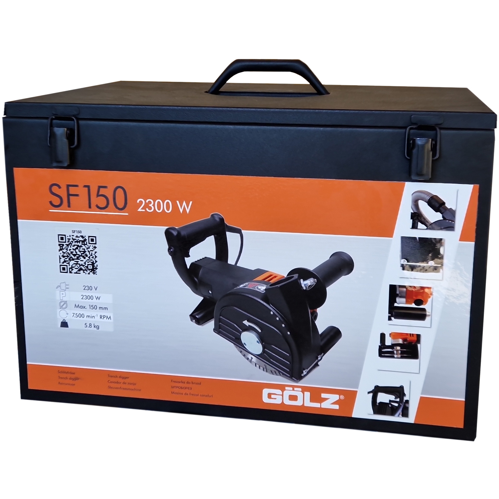 Rainureuse murale 150 mm 230 V 2,3 kW SF150 GOLZ - SF150