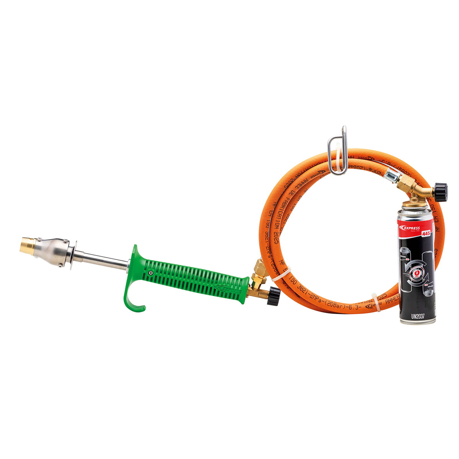 Ecorneur DAOS pour Bovin avec embout rev.17/19 mm, kit ceinture + cart. gaz GUILBERT EXPRESS - 1141