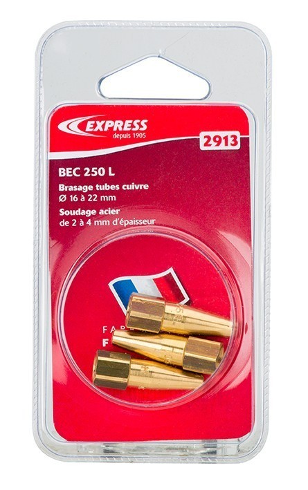 Lot de 3 Becs 250 pour lances rigides KORO pour Kit/Poste Oxy GUILBERT EXPRESS - 2913