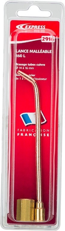 LANCE MALLÉABLE 160L POUR CHALUMEAU OXYACÉTYLÉNIQUE KORO - EXPRESS - 2916