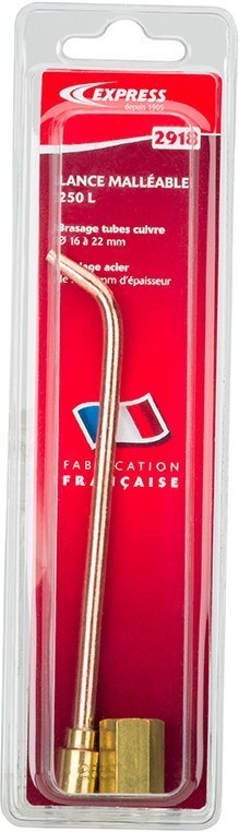 LANCE MALLÉABLE 250L POUR CHALUMEAU OXYACÉTYLÉNIQUE KORO - EXPRESS - 2918
