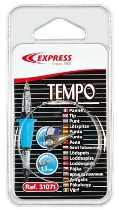 Lot de 2 Pannes avec bout pointu D1 mm pour fer TEMPO 29 et 393 GUILBERT EXPRESS - 31071