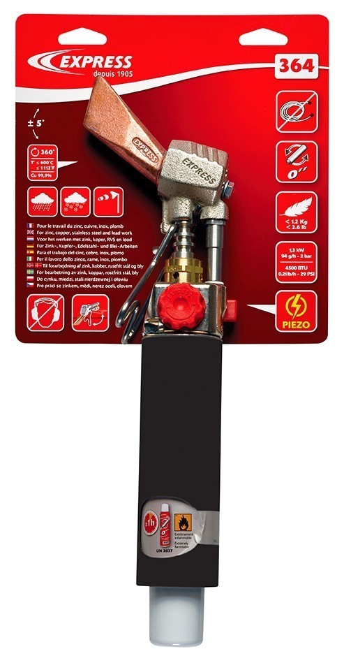 FER DE COUVREUR AUTONOME AVEC 1 CARTOUCHE DE GAZ - EXPRESS - 364