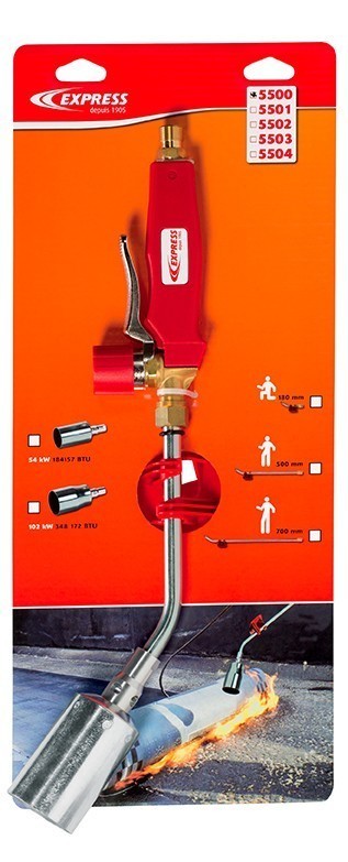 CHALUMEAU D ÉTANCHÉITÉ ACIER À FLAMME TORCHE - EXPRESS - 5500