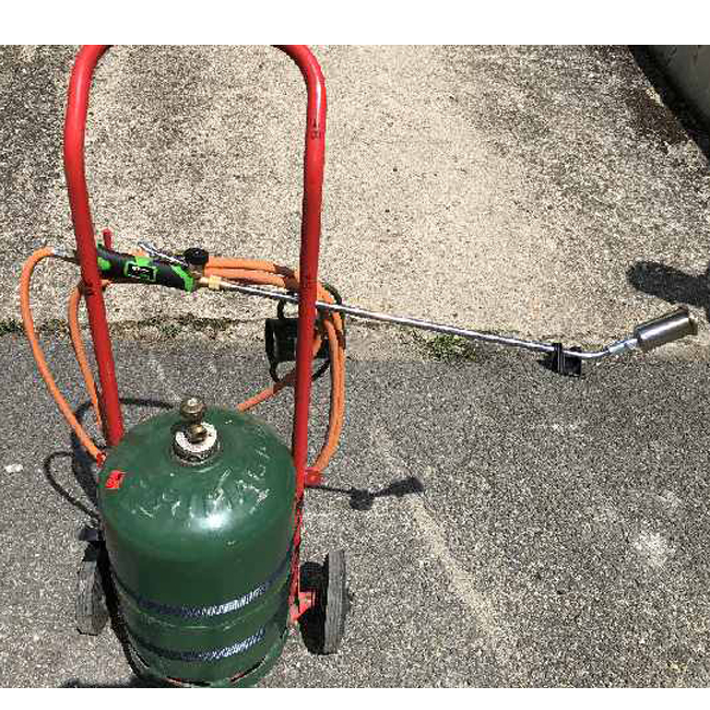 KIT DÉSHERBAGE , PUISSANCE 35 KW, TUYAU DE 4,75M, RACCORD POUR BOUTEILLE BUTANE - EXPRESS - 6503