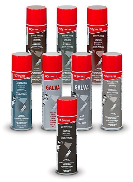 AÉROSOL DE PEINTURE DE FINITION GRIS QUARTZ POUR CORDON DE SOUDURE - EXPRESS - 99625