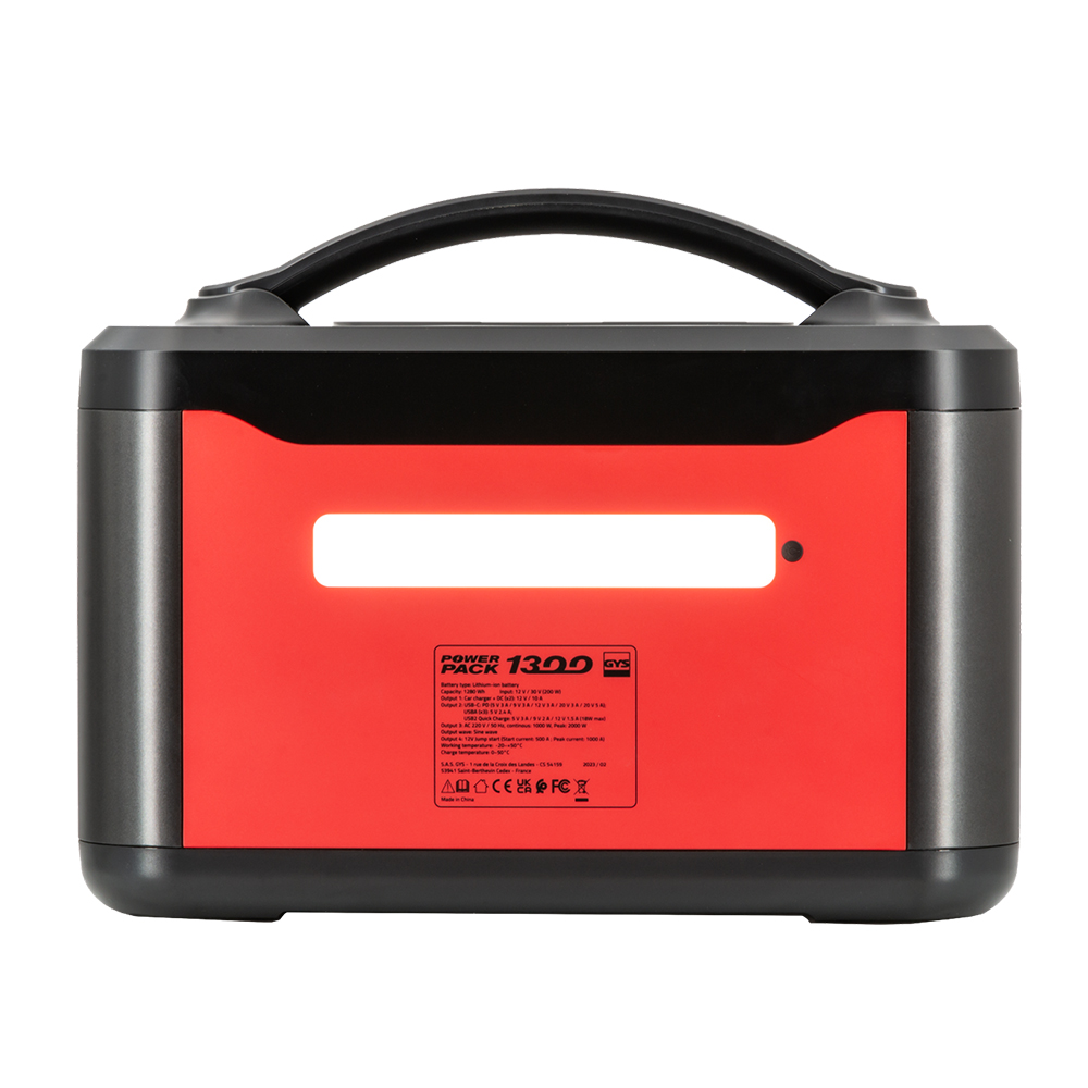 Alimentation autonome GYS POWER PACK chantier camping bateau 1300 071988