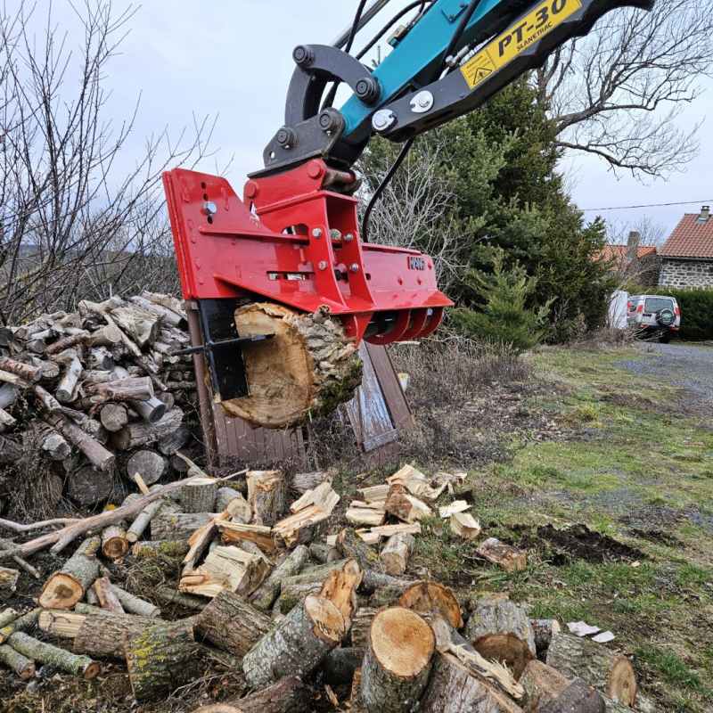 FENDEUSE A BUCHE 50CM SEULE POUR MINIPELLE 1,5T A 8T SLANETRAC - FB50
